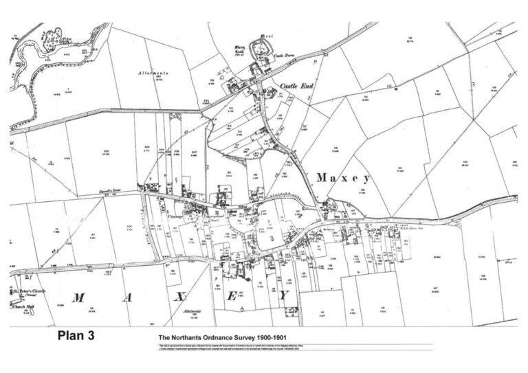 Historic Maps of Maxey Plan 3